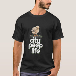 Babyküken in städtischen Gärten auf Dächern und Ök T-Shirt
