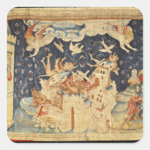 Babylon drang durch Dämonen ein Quadratischer Aufkleber