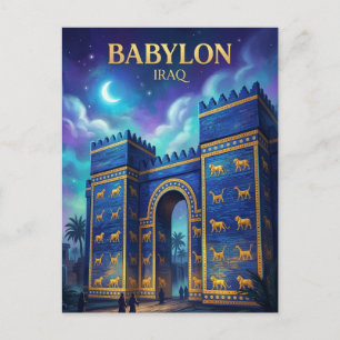 Babylon Ruinen Irak Postkarte
