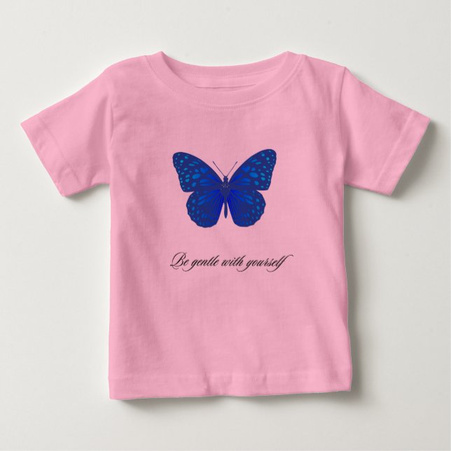 Babymädchen besondere positive Stimmung ist sanfte Baby T-shirt (Vorderseite)