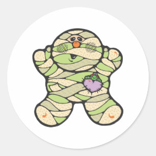Babymumie Runder Aufkleber