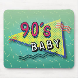 Babymuster der 90er Jahre Mousepad