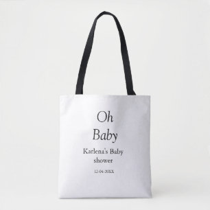 Babynahrung Baby Dusche Datum einfach minimal