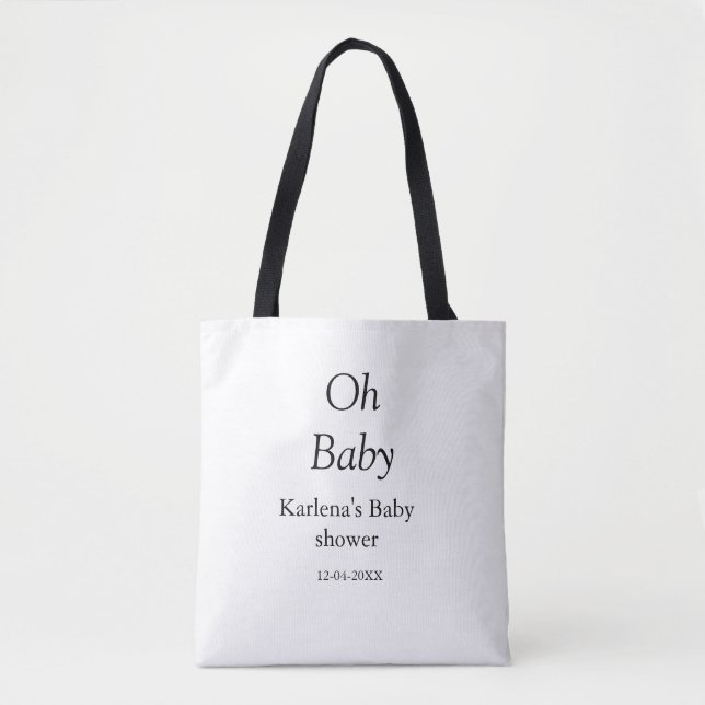 Babynahrung Baby Dusche Datum einfach minimal (Vorderseite)