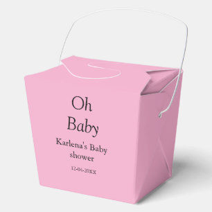 Babynahrung Baby Dusche Datum einfach minimal Geschenkschachtel
