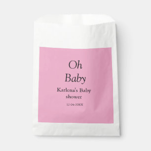 Babynahrung Baby Dusche Datum einfach minimal Geschenktütchen
