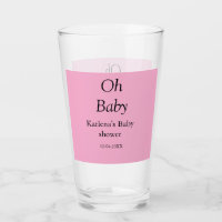 Babynahrung Baby Dusche Datum einfach minimal