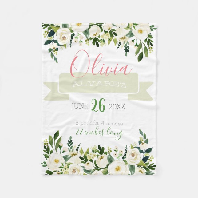 Babynahrung Fleecedecke (Vorderseite)