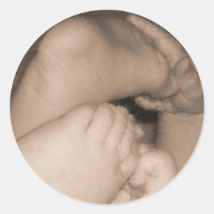 Babynahrung Runder Aufkleber