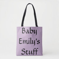 Babyname Stuff Lila Windeltasche
