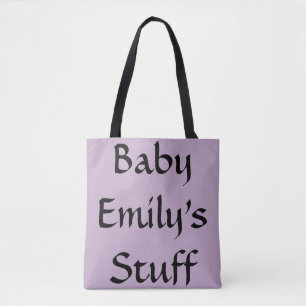 Babyname Stuff Lila Windeltasche