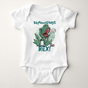 BabyNameosaurus Rex redigieren mit Ihrem Babys Baby Strampler