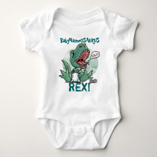 BabyNameosaurus Rex redigieren mit Ihrem Babys Baby Strampler