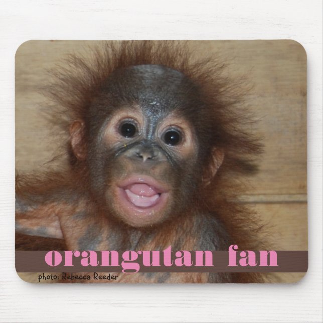 Babyorang-utan Fan Mousepad (Vorne)