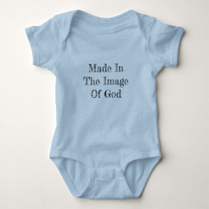 Babyoutfit "Made in the Image of God" Baby Strampler