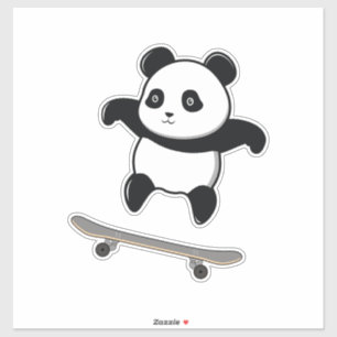 Babypanda-Skateboard Aufkleber