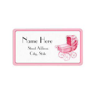 Babyparty-Adressen-Etikett Adressaufkleber