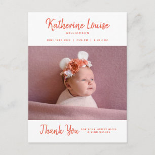 Babyparty Babygeschenk Vielen Dank Postkarte