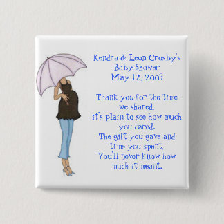 Babyparty-Bevorzugung Button