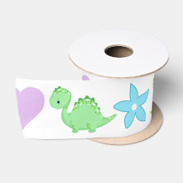 Babyparty-Dinosaurier Satinband