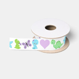 Babyparty-Dinosaurier Satinband