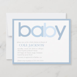 Babyparty Einladung