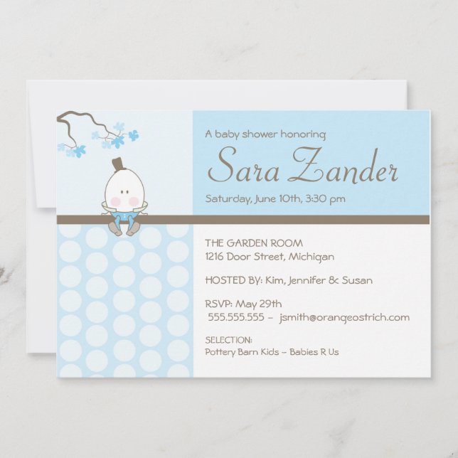 Babyparty-Einladung - Humpty Dumpty Einladung (Vorderseite)