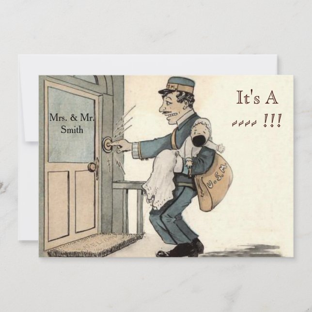 BABYPARTY-Einladungen neutral Einladung (Vorderseite)