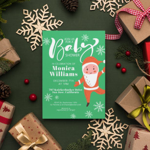 Babyparty   Frohe Weihnachten Weihnachten Einladung