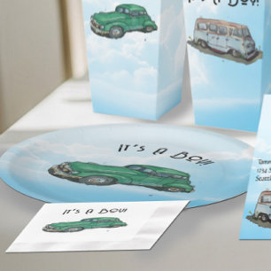 Babyparty für einen Jungen, Van Pappteller
