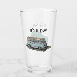 Babyparty für einen Jungen, Van und Limousine Glas