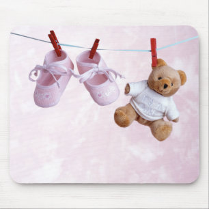 Babyparty für Mädchen Mousepad