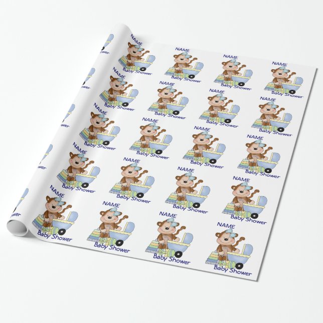 Babyparty-Geschenk-Packpapier Geschenkpapier (Ungerollt)