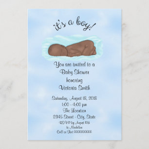 Babyparty ist es ein ethnisches Jungen-Baby Einladung