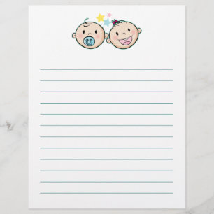 Babyparty Party Games Letterhead Briefbogen