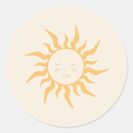 Babyparty Runder Aufkleber