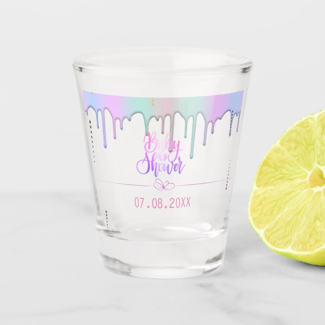 Babyparty Schnapsglas (Vorderseite)