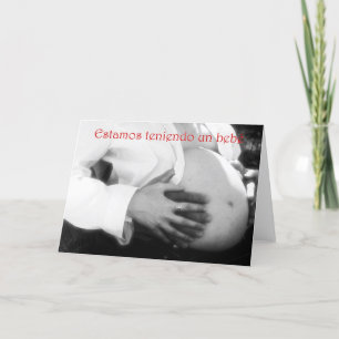 Babypartyeinladung, die ein Baby SPANISCHEN Einladung