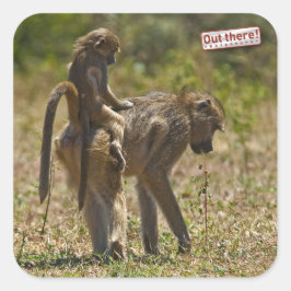 Babypflege Quadratischer Aufkleber