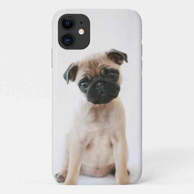 Babyportrait Mops Case-Mate iPhone Hülle (Rückseite)