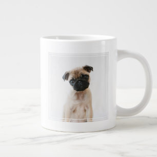 Babyportrait Mops Jumbo-Tasse