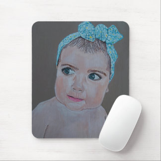 Babyporträtmalerei von Alfred Fox Mousepad