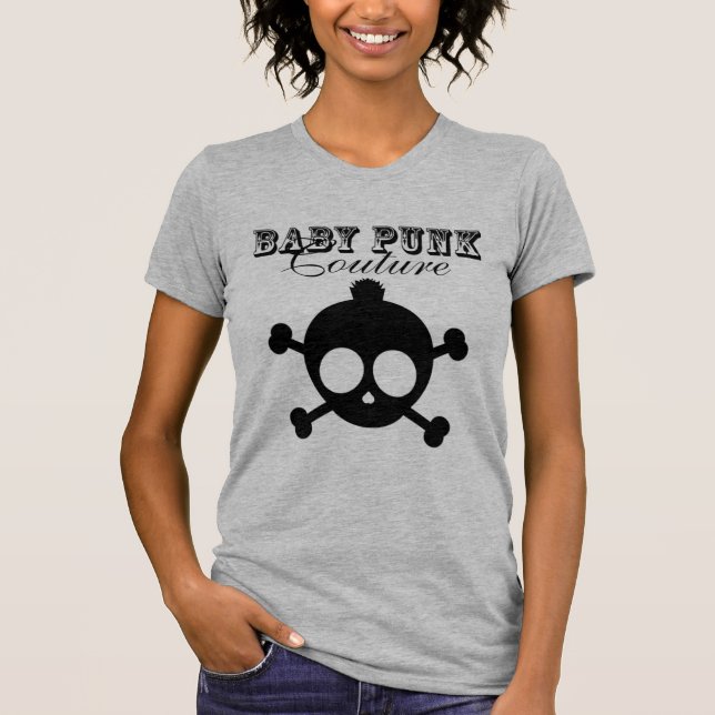 BabyPunk Couturen V-Hals T-Shirt (Vorderseite)