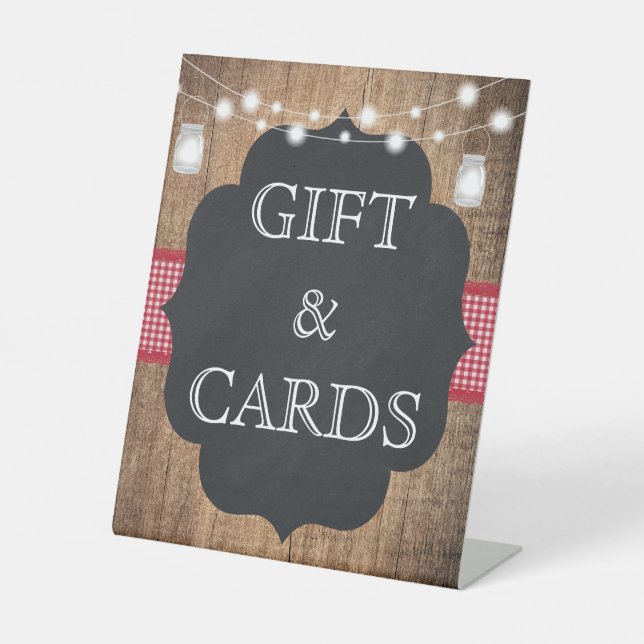 BabyQ Baby Shower Table Zeichen Sockelschild (Vorderseite)