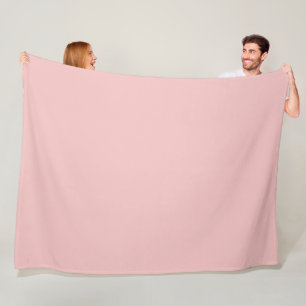 Babyrosa (einfarbig) fleecedecke