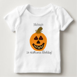 Baby's 1. Geburtstag Lächeln Pumpkin T - Shirt