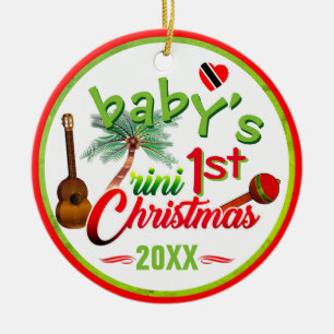 Baby's 1. Trini Christmas Keramik Ornament