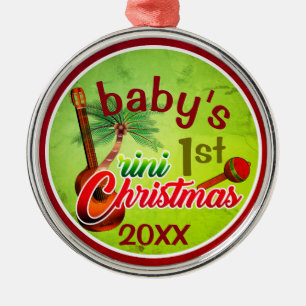 Baby's 1. Trini-Weihnachten Ornament Aus Metall