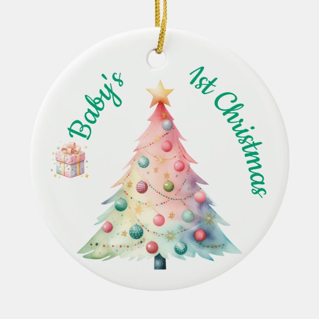 Baby's 1. Weihnachtsschmuck (Vorne)