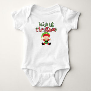 Baby's 1st Christmas Baby Elf Strampler